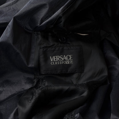 Vintage Versace V2 Classic Mac/Trench Size 48 - Black