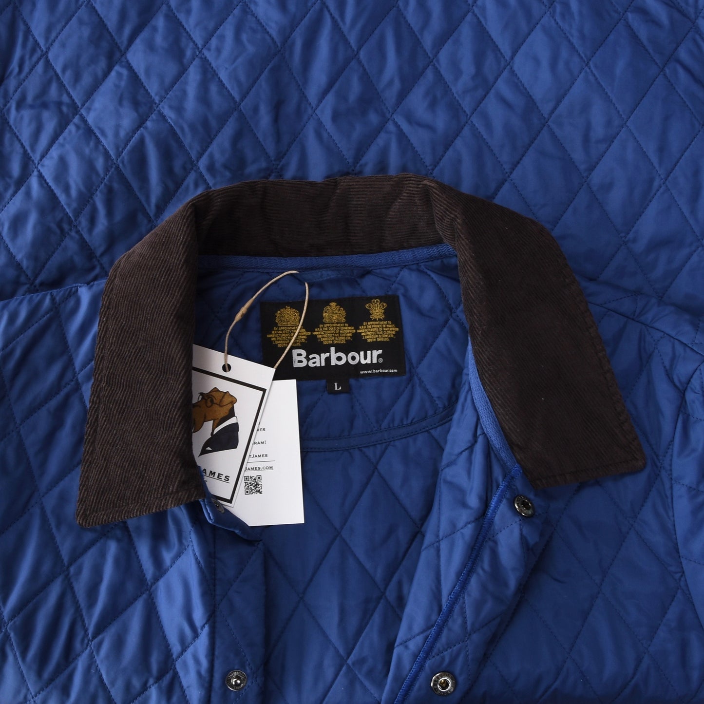 Barbour Lightweight Liddesdale Größe L - Atlantikblau