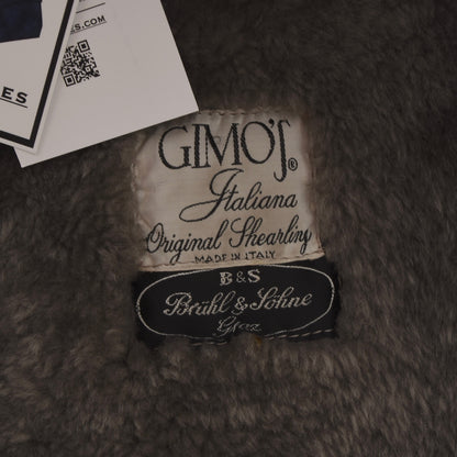 Gimo's Full Length Shearling Coat Size 52 - Beige