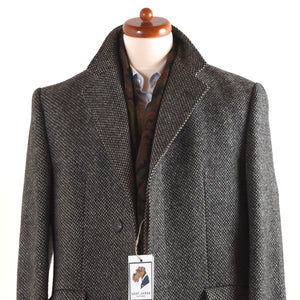 Kynoch Scotland for Bierkopf Tweed Mantel Größe 48