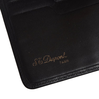 S.T. Dupont Leather Wallet/Money Clip - Black