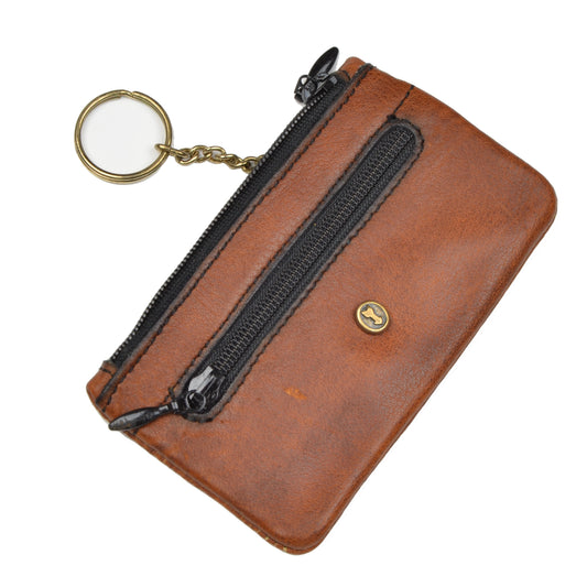 Goldpfeil Leather Keychain/Case - Tan