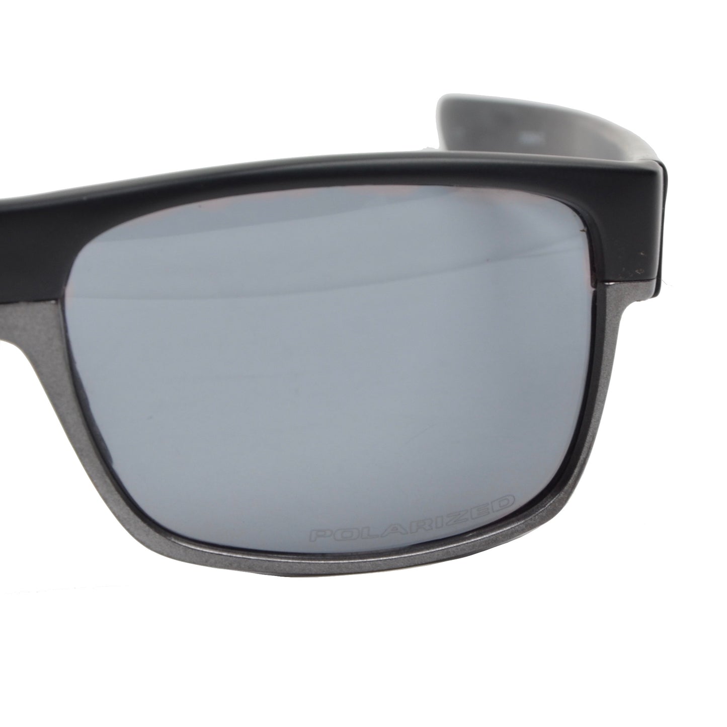 Oakley Twoface 9256-12 Polarized Sunglasses - Machinist Matte Black Chrome Iridium