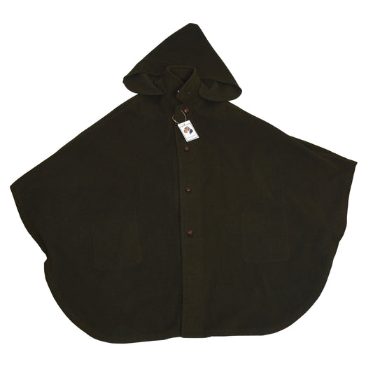 Vintage Loden Cape - grün