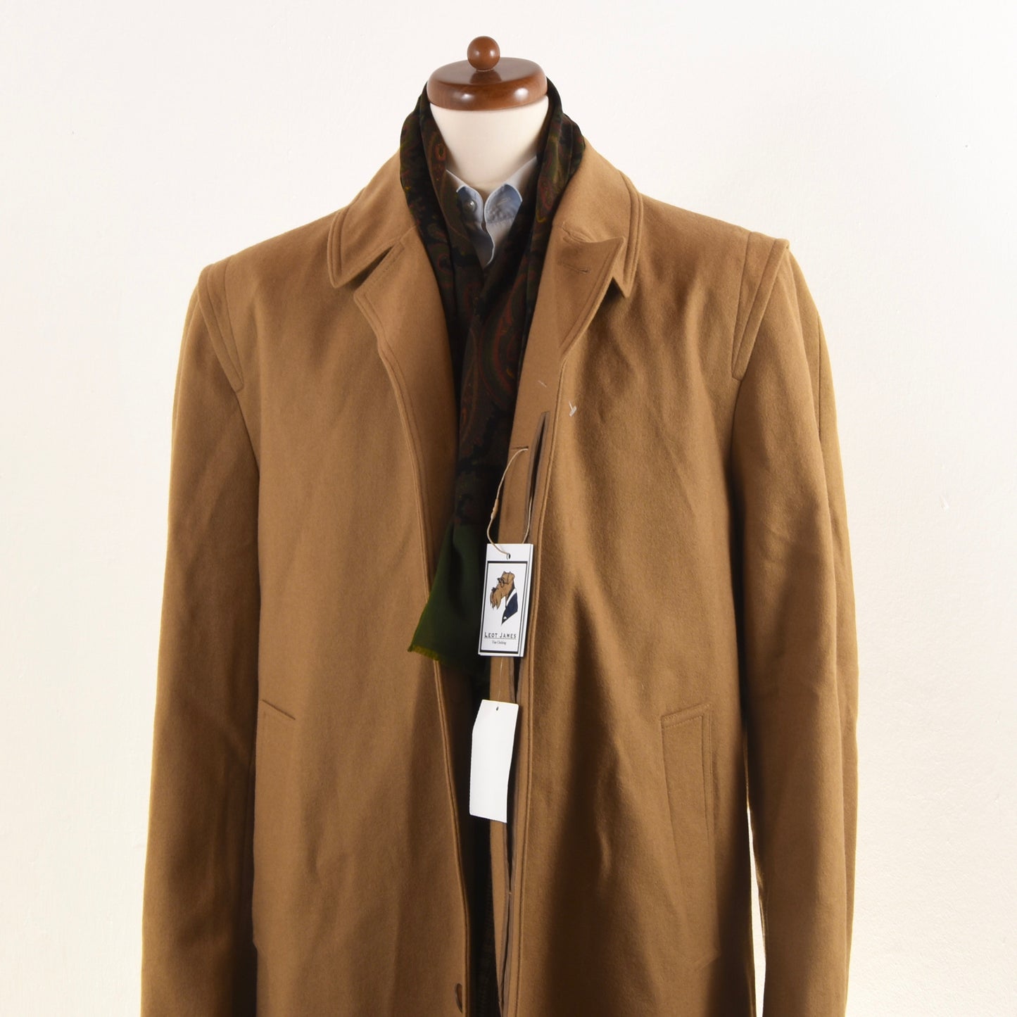 Orig. Dachstein Wool Overcoat Size 56 - Camel/Mustard