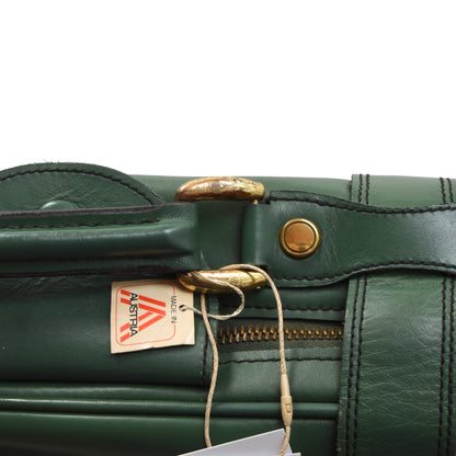 F. Schulz Wien Small Leather Suitcase - Green
