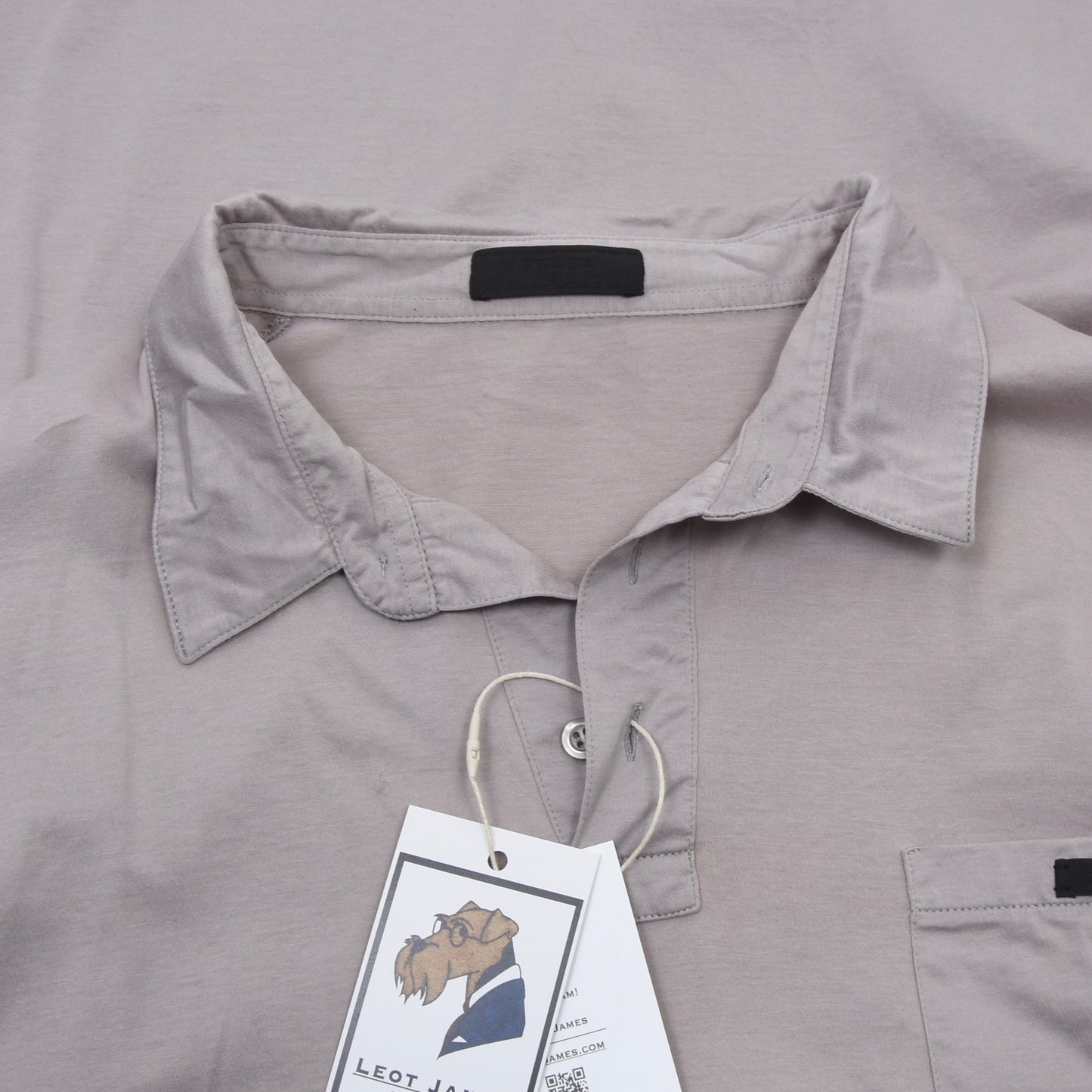 Prada Milano Polo Shirt Size XXXL ca. 59cm - Beige-Grey-Taupe