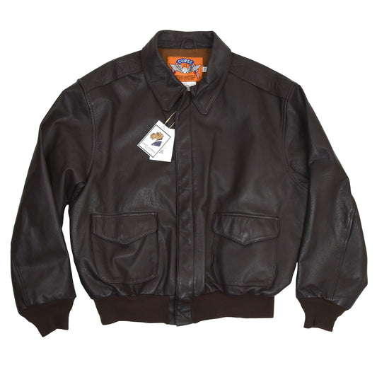 Cooper Sportswear Type A-2 Leather Jacket Size 52 - Brown