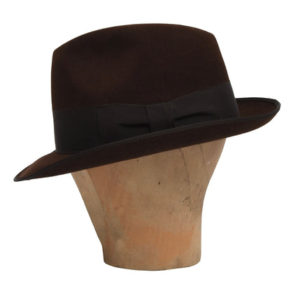 Mauerer Wien Fur Felt Hat Size 59-60 - Brown