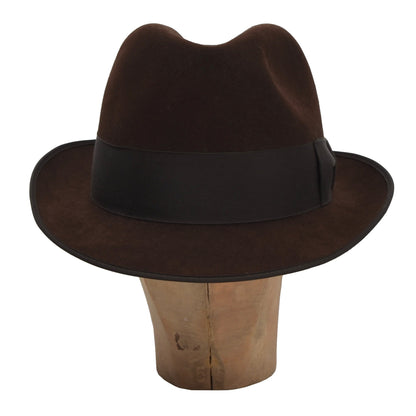 Mauerer Wien Fur Felt Hat Size 59-60 - Brown