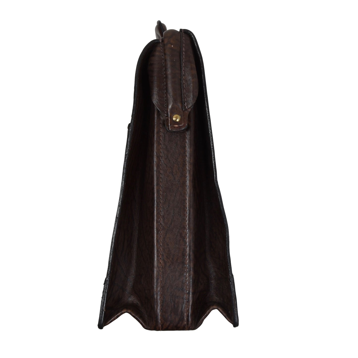 Jelen Paris Buffalo Leather Briefcase - Brown