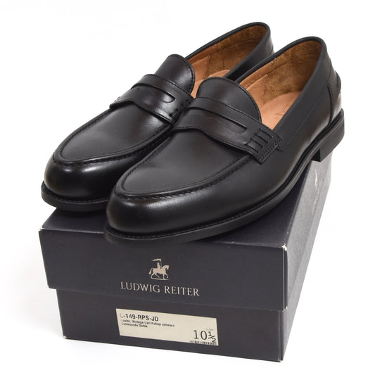 NEU Ludwig Reiter Leisure Class Loafer Gr. 10,5 - Schwarz