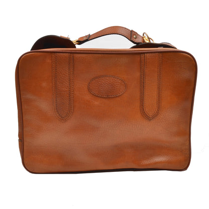 Vintage Leather Weekender/Carry-On Bag - Hazelnut Brown