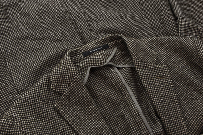 Tagliatore Unstructured Wool/Cotton Jacket Size 48 - Houndstooth