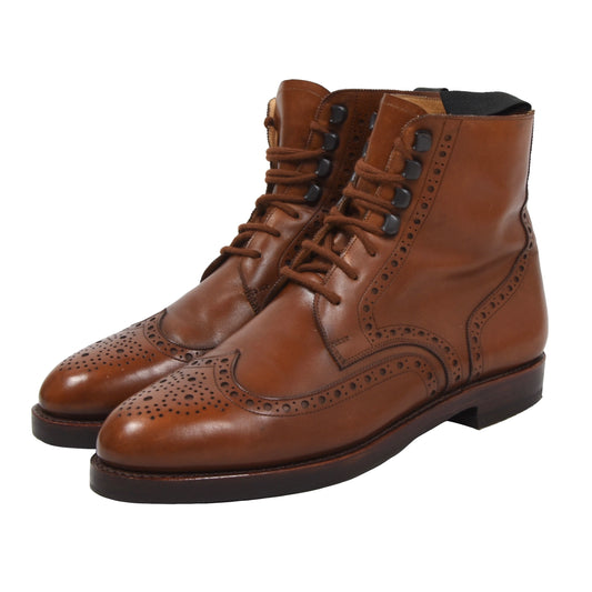 Ludwig Reiter Budapester Boots Size 9 - Cognac Brown