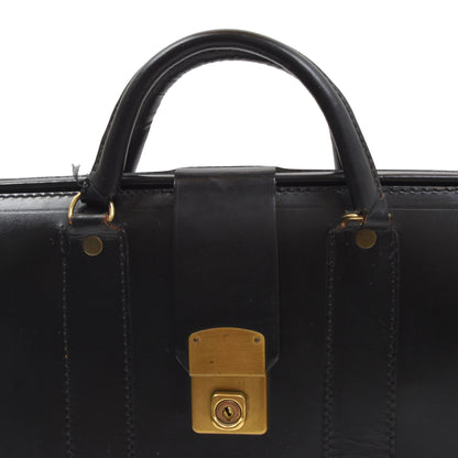 Cheney England Leather Briefcase - Black