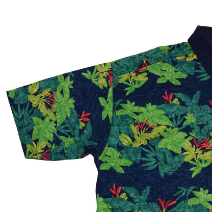 Paul & Shark Yachting Polo Shirt Size 4XL - Leaf Print
