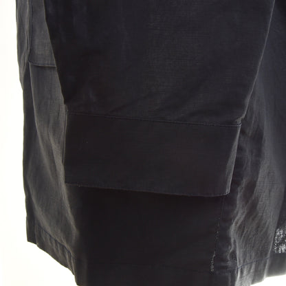 Ermenegildo Zegna Übergroße Jacke aus Leinen/Baumwolle Größe M - Marineblau