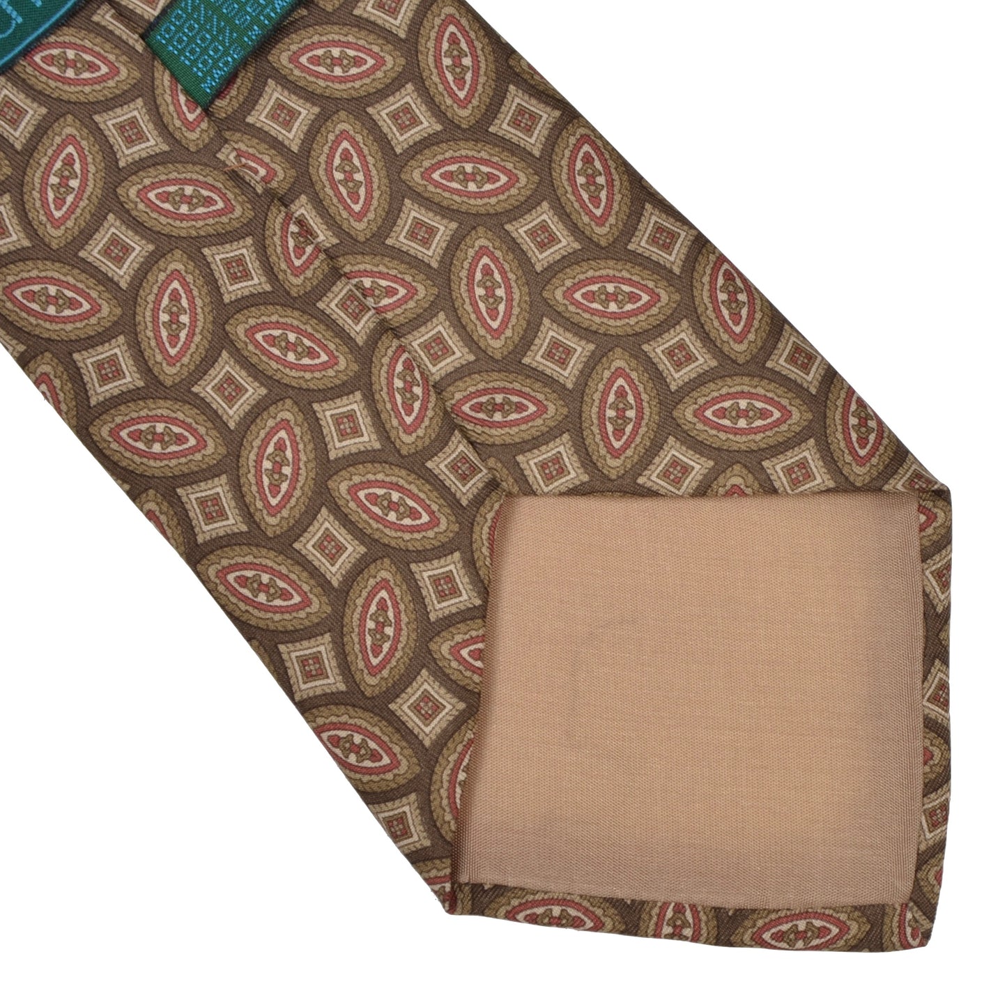 Prochownick Ancient Madder Silk Tie - Brown & Tan