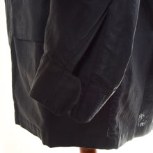 Laden Sie das Bild in den Galerie-Viewer, Ermenegildo Zegna Übergroße Jacke aus Leinen/Baumwolle Größe M - Marineblau