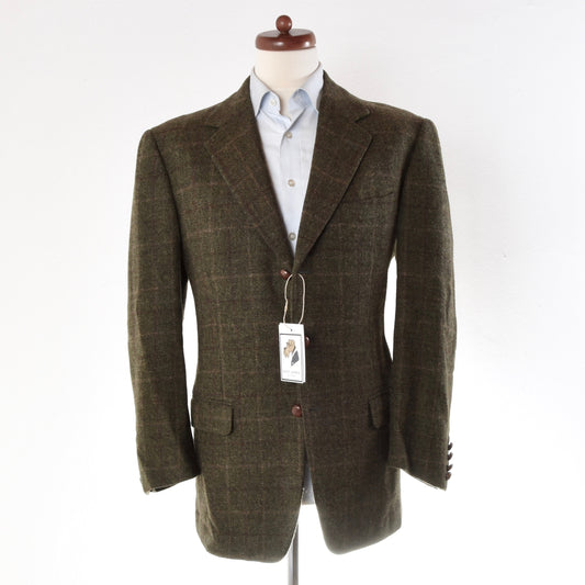 Francesco Smalto Paris Tweed Jacke Größe 50 - Grün