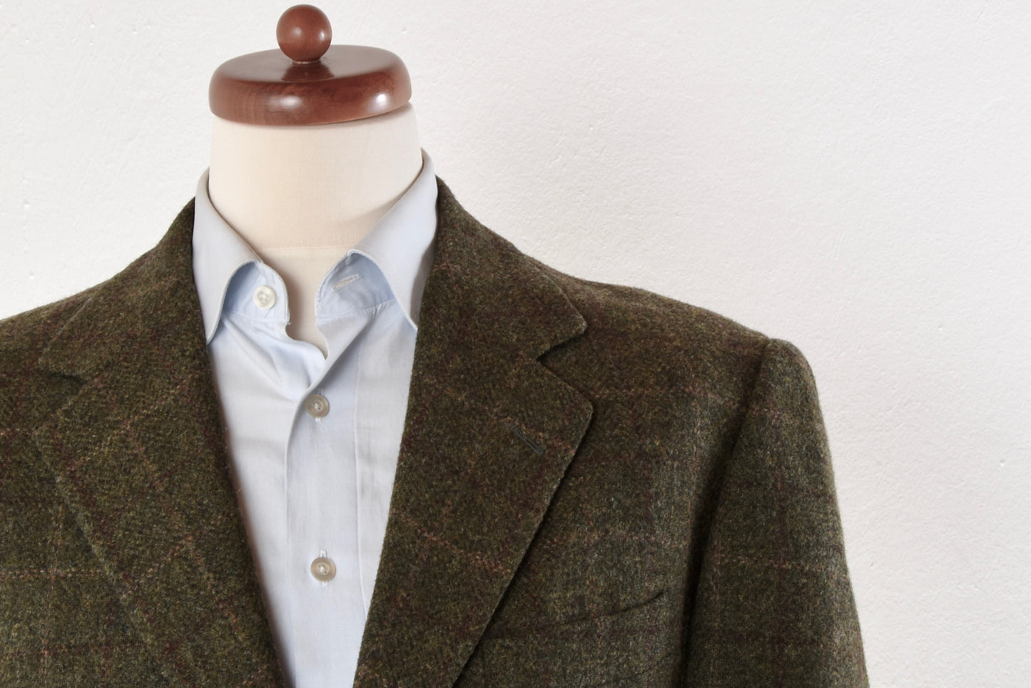 Francesco Smalto Paris Tweed Jacke Größe 50 - Grün
