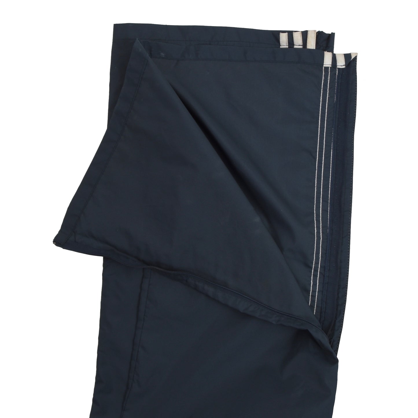 Vintage 80er Jahre Adidas Nylon Regenhose Größe D52 - Marineblau