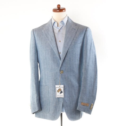 Corneliani Leinenjacke Größe 48 - Blau