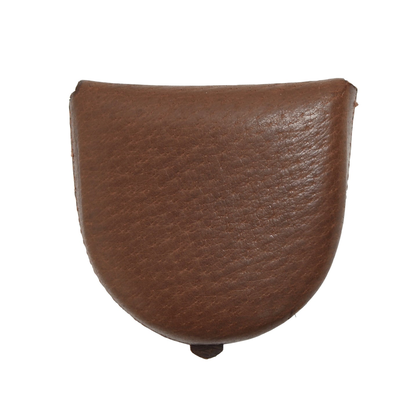 Classic Leather Change Purse - Brown
