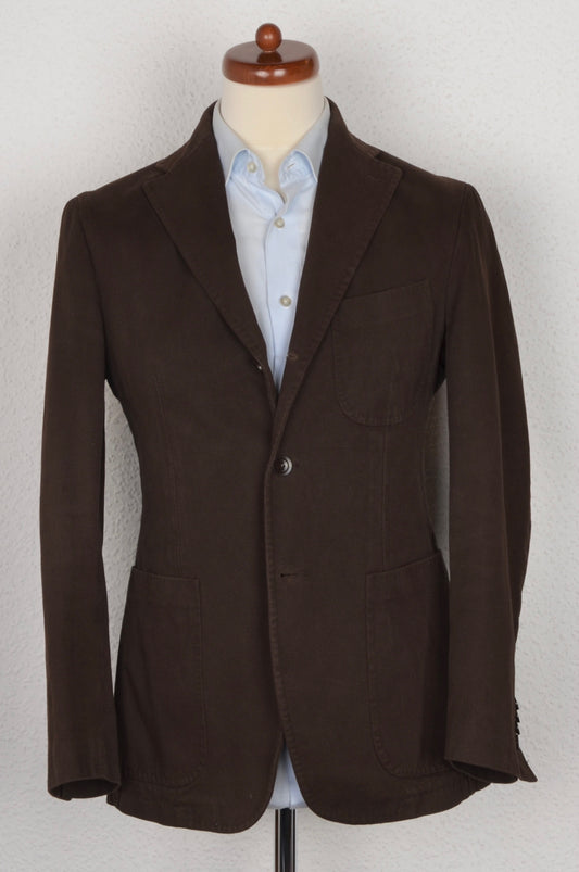 Tagliatore Cotton Jacket Size 46 - Brown
