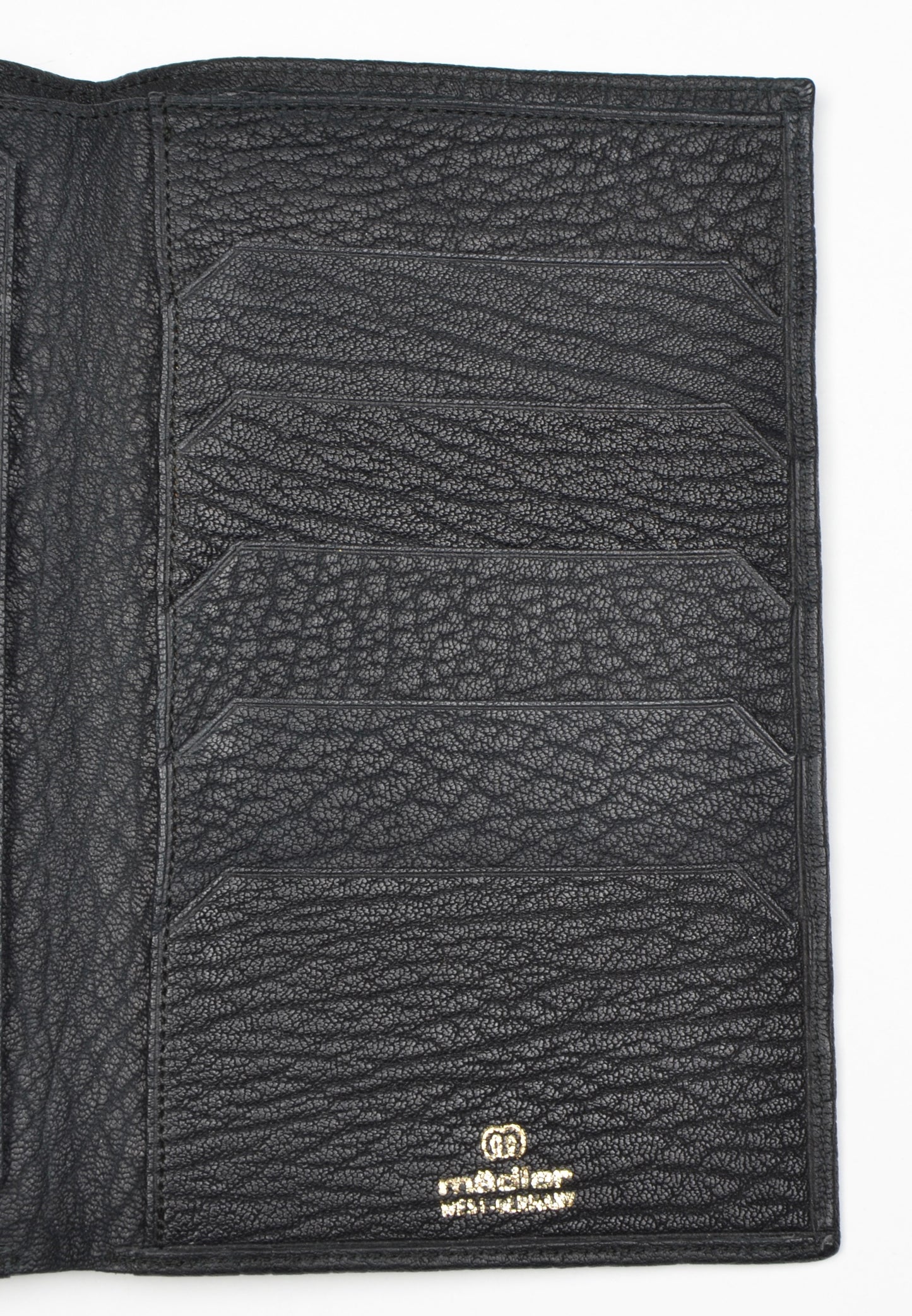 Mädler Leather Travel/Breast Wallet - Black