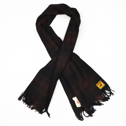 Plaid Wool Scarf by Kynloch Scotland - Brownwatch