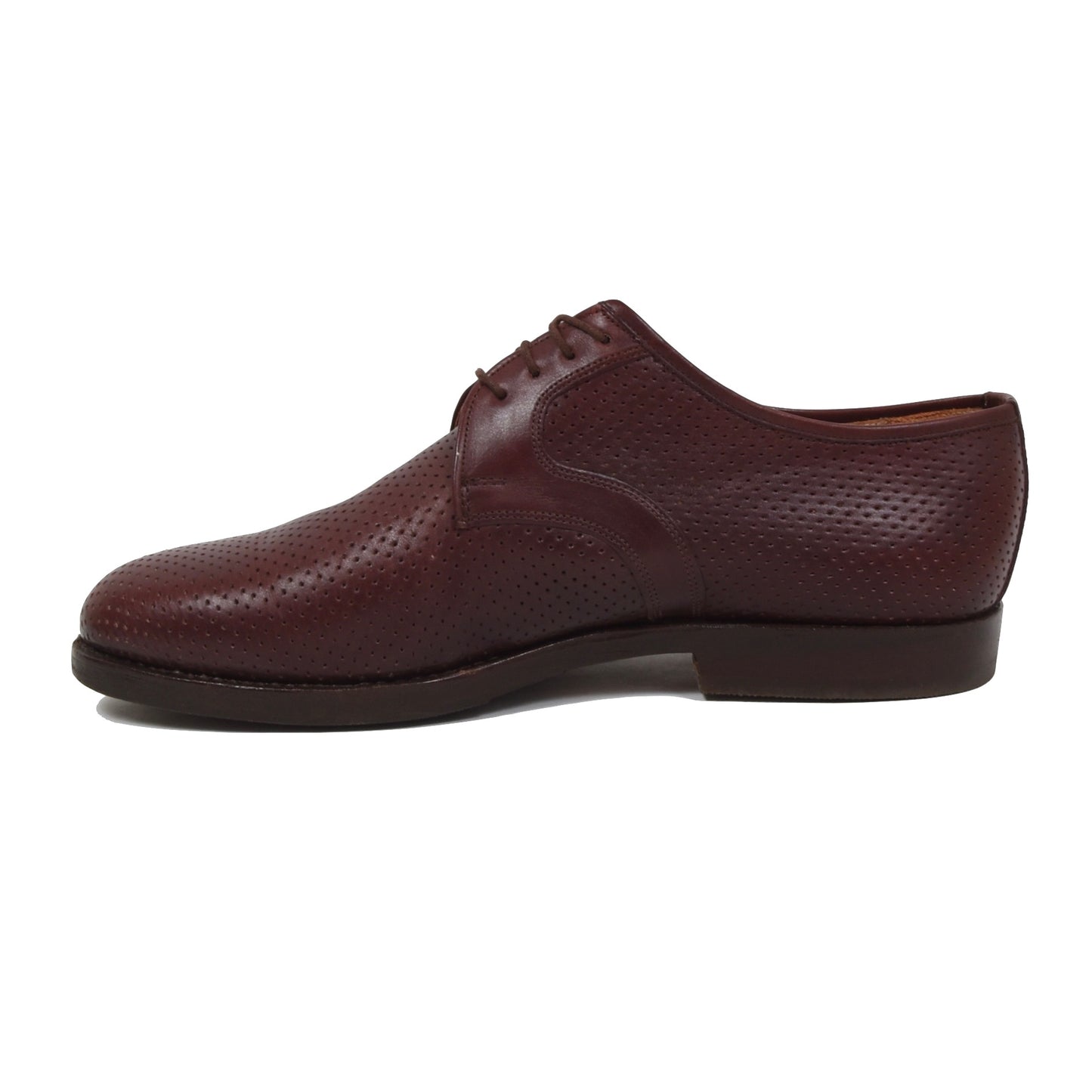 Ludwig Reiter Perforated Leather Shoes Size 9 - Burgundy