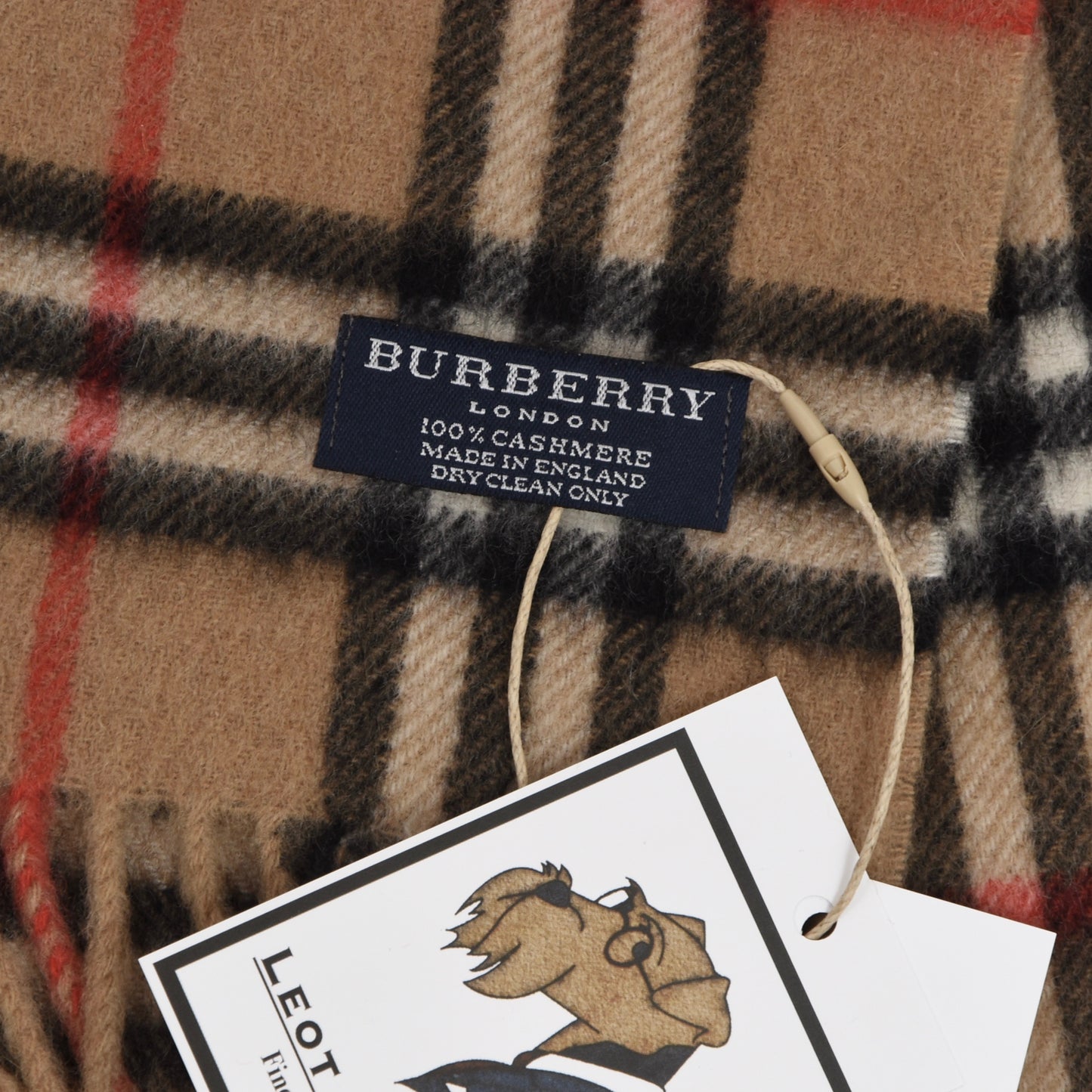 Burberry London Schal aus 100 % Kaschmir – Novacheck