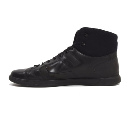 Z Zegna High Top Sneakers EU 10.5/US 11.5 - Black