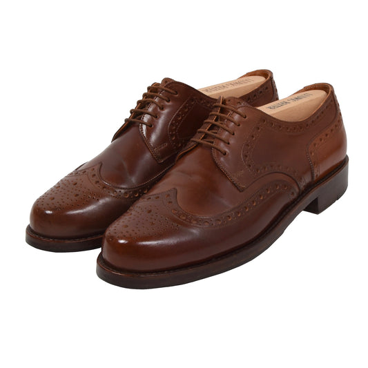 Ludwig Reiter Shell Cordovan Budapester Shoes Size 9 - Brown