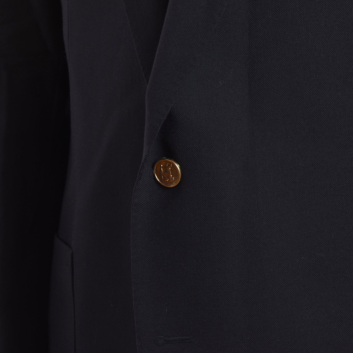 Burberrys Gold-Button Blazer Size 27 - Navy