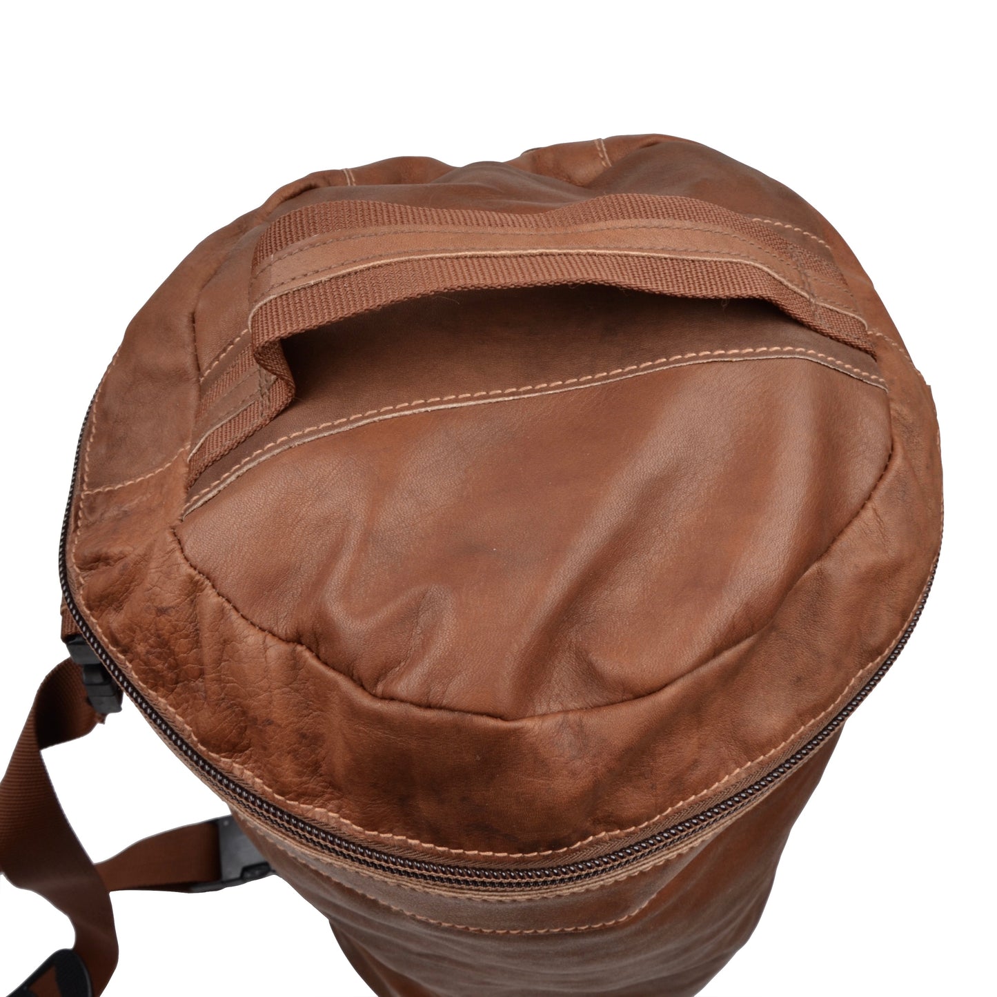 Jean Weipert Traveller Leather 40L Gym/Duffle Bag - Brown