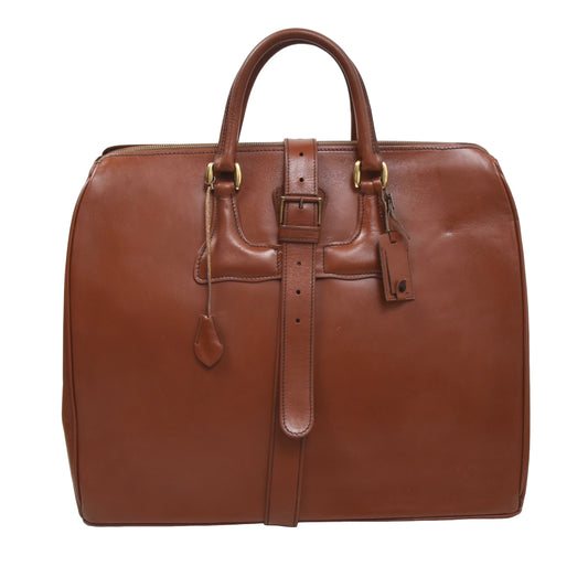 F. Schulz Wien Leather Weekender Bag - Tan