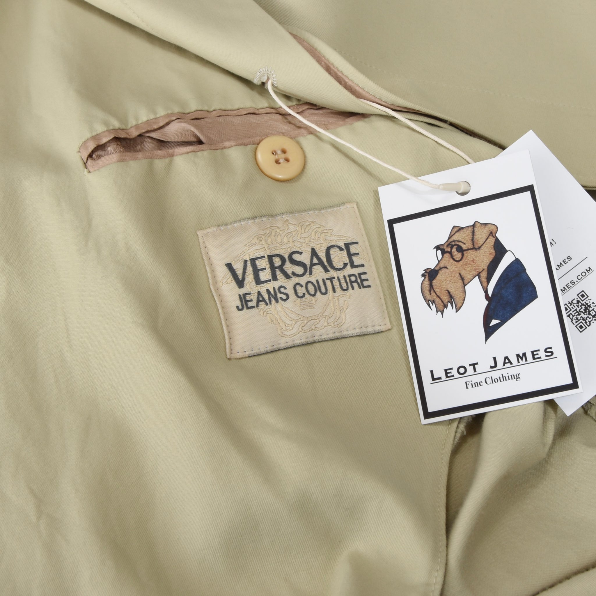 Versace Jeans Couture Vintage Jacket Size 52 - Beige – Leot James