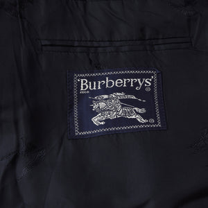 Burberrys Goldknopf-Blazer Größe 27 – Marineblau