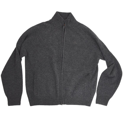 2x Kappa Wool Zip Cardigan Sweaters Size M - Navy Blue/Grey