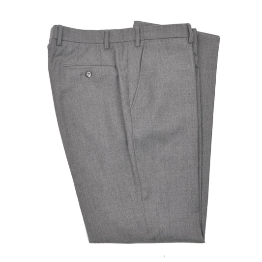 Mabitex Wool Flannel Pants Size 52 - Light Grey