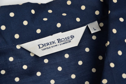 Derek Rose Cotton Pyjamas Size L - Polka Dot