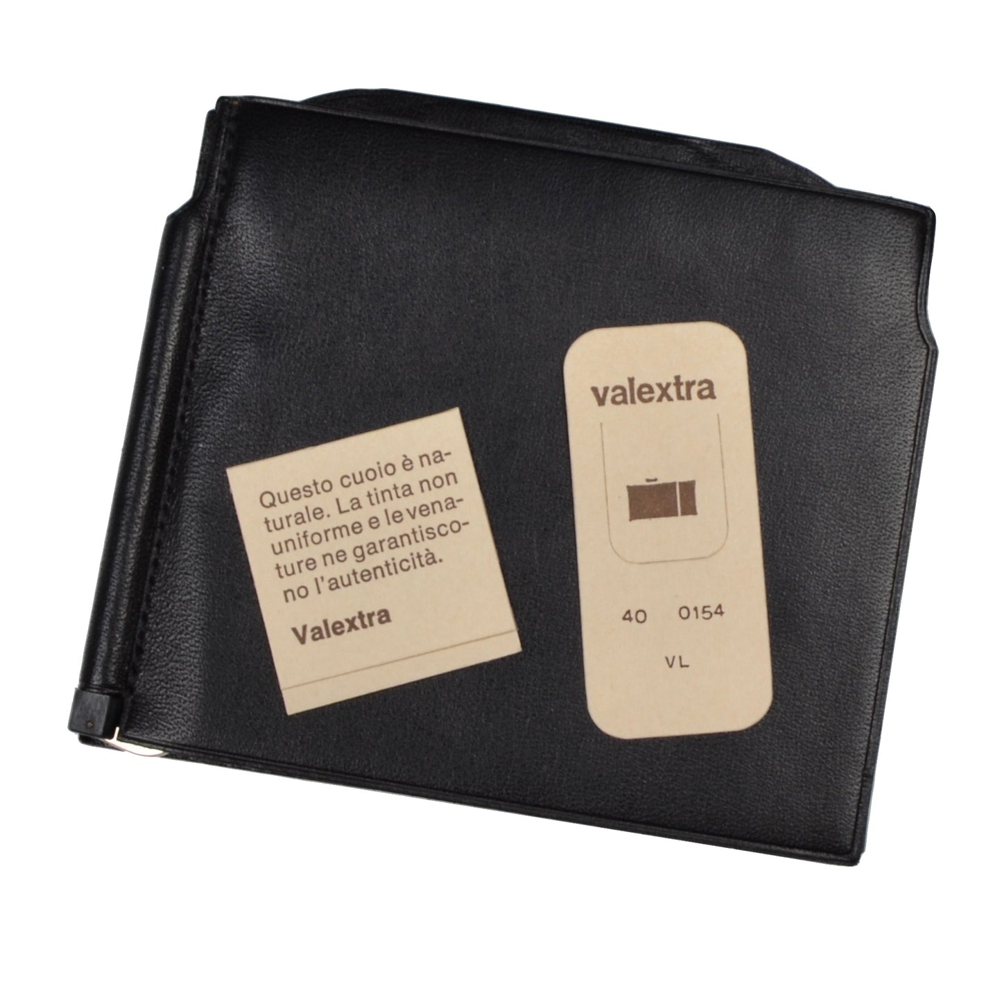 Valextra Milano Grip Spring Wallet - Black