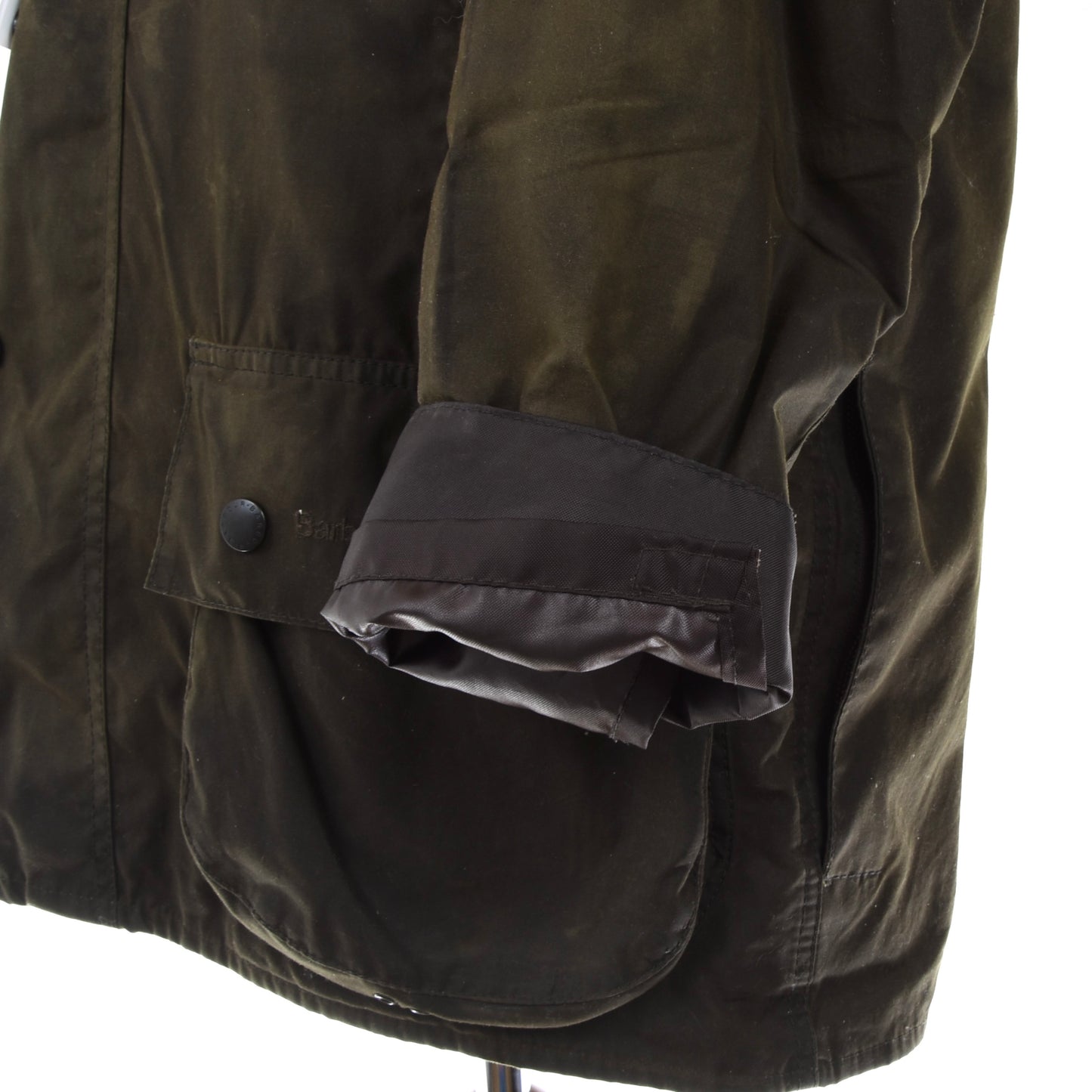 Barbour Beaufort Jacke gewachst Größe C42/107 cm - Grün