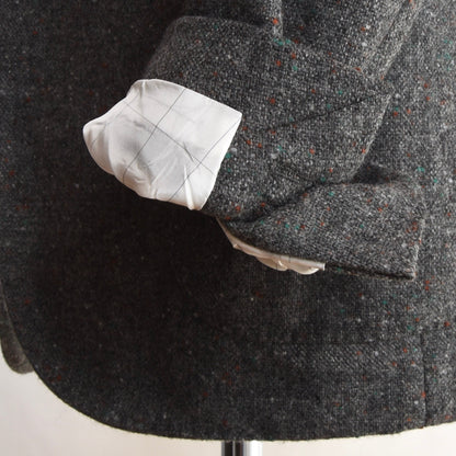 Boglioli Dover Woll-Tweed-Jacke Größe 54 - Grau gesprenkelt