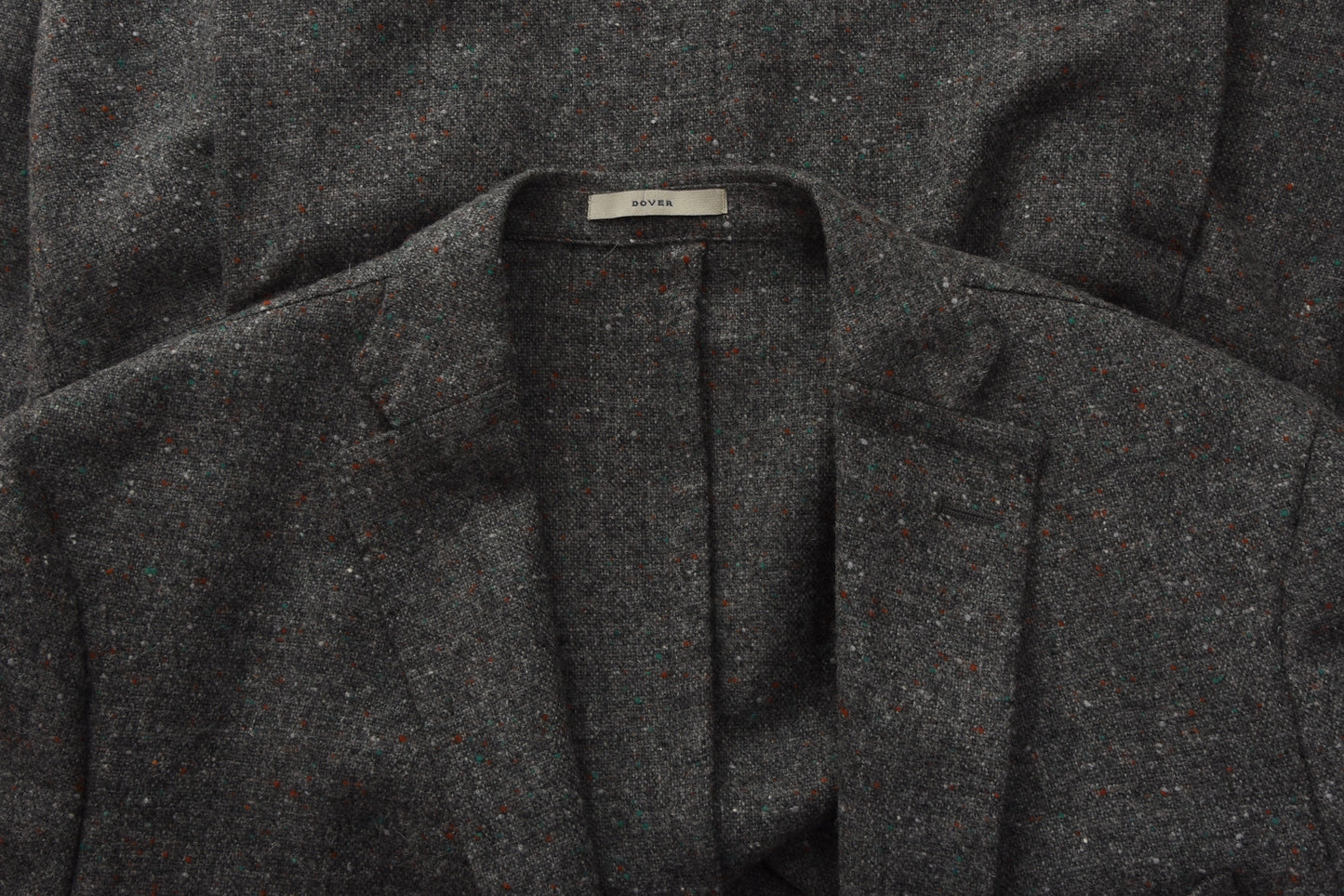 Boglioli Dover Woll-Tweed-Jacke Größe 54 - Grau gesprenkelt