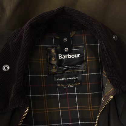 Barbour Beaufort Jacke gewachst Größe C42/107 cm - Grün