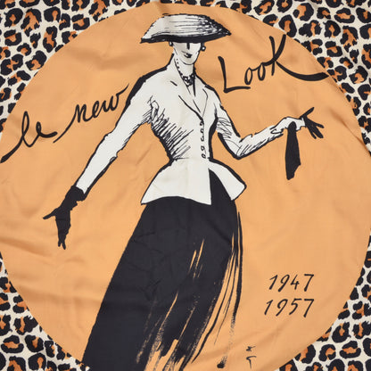 Christian Dior Paris 50th Anniversary Silk Scarf - le New Look